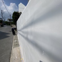 外壁漆喰左官工事